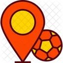 Football Location Map Icon