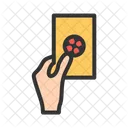 Football Card Fault Icon