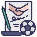 Football Contract  Icon