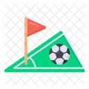 Soccer Corner Football Corner Game Icon