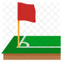 Football Field Corner Flag Field Icon