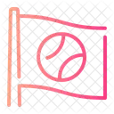 Flag Baseball Match Icon