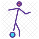 Football Ball Five Icon