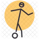 Football Ball Five Icon