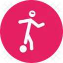 Football Ball Five Icon