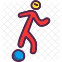 Football Ball Five Icon
