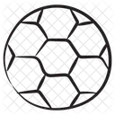 Football Checkered Ball Olympic Game Icon