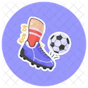 Football Kick Ball Icon