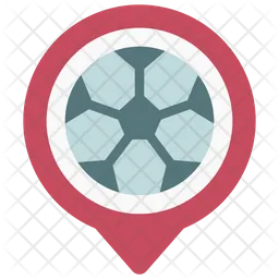 Football Location  Icon