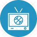 Football Match Led Monitor Screen Icon
