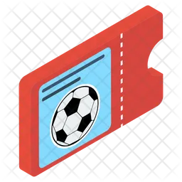 Football Match Ticket  Icon