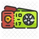 Football Match Ticket  Icon