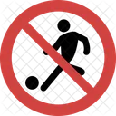 Football not allowed  Icon