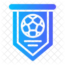 Football Pennant Flag Sport Icon