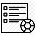 축구 계획 계획 축구 아이콘