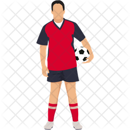 Download Free Football Player Icon Of Flat Style Available In Svg Png Eps Ai Icon Fonts