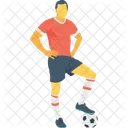 Football Player Sportsman Icon