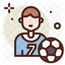 Football Player Player Play Icon