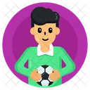 Sportsman Player Soccer Player Icon
