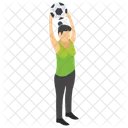 Soccer Player Football Player Olympic Game Icon