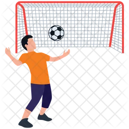 Football Playing  Icon