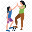 Football Playing  Icon
