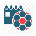 Schedule Football Soccer Icon