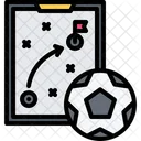 Football Strategy Soccer Strategy Ball Icon