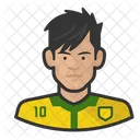 Footballer Neymar Jr Icon