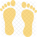 Footfalls Footmarks Footprints Icon