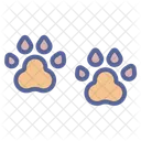 Footmarks Dog Animal Icon