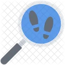 Footprint Magnifier Search Icon