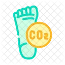 Footprint Carbon Capture Icon