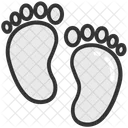 Baby Foot Toddler Icon