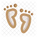 Vacation Traces Footprint Icon