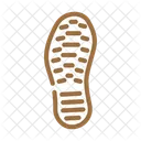 Footprint Barefoot Human アイコン