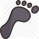 Footprint Walking Track Icon