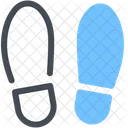 Footprint Distance  Icon