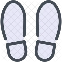 Footprint Distance  Icon