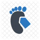 Footprint Evidence Investigation Icon