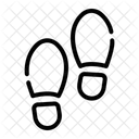 Footprint Crime Scene Icon