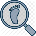 Footprint Detective Human Icon