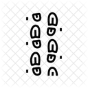Footprint Pole Marks Icon