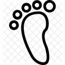 Footprint Footstep Foot Icon
