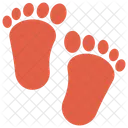 Baby Foot Toddler Icon