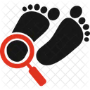 Footprint Search Checking Detective Icon