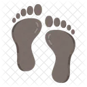 Footprints Footsteps Footmark Icône