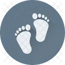 Footprints Footsteps Footmarks Icon