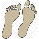 Feet Footprints Podiatry Icon
