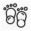 Footprints Baby Newborn Icon